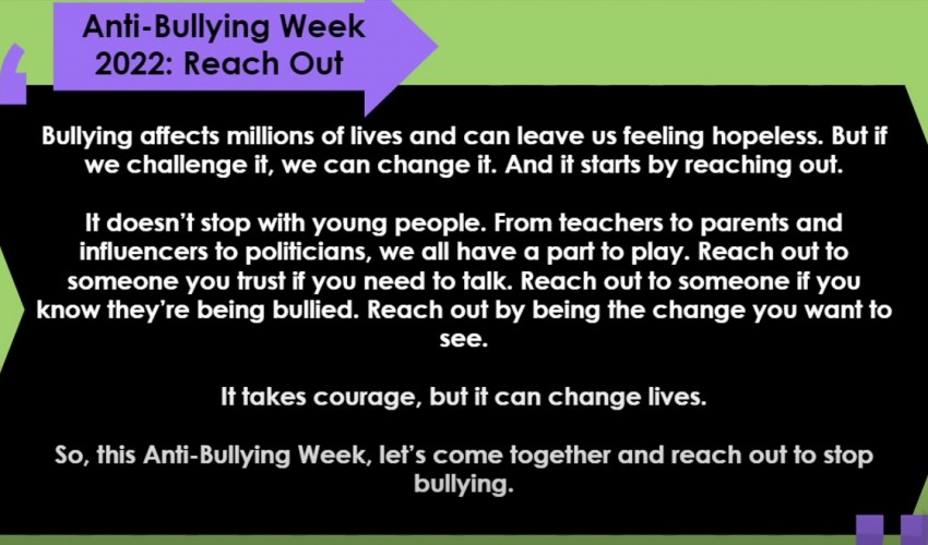 Anti-Bullying week
